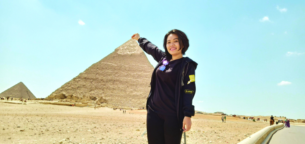 “Chạm tay” vào  Kim tự tháp Ai Cập