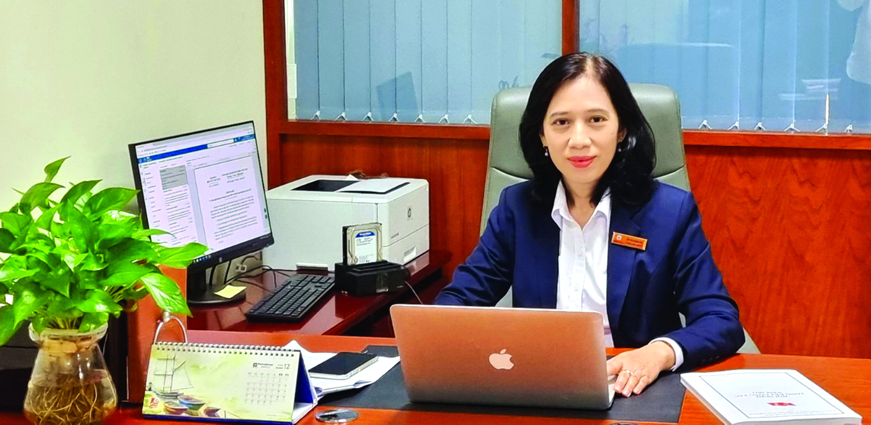 Chị Đỗ Thị Xuân Chi, thành viên Hội đồng thành viên  Tổng Công ty Điện lực TP.HCM