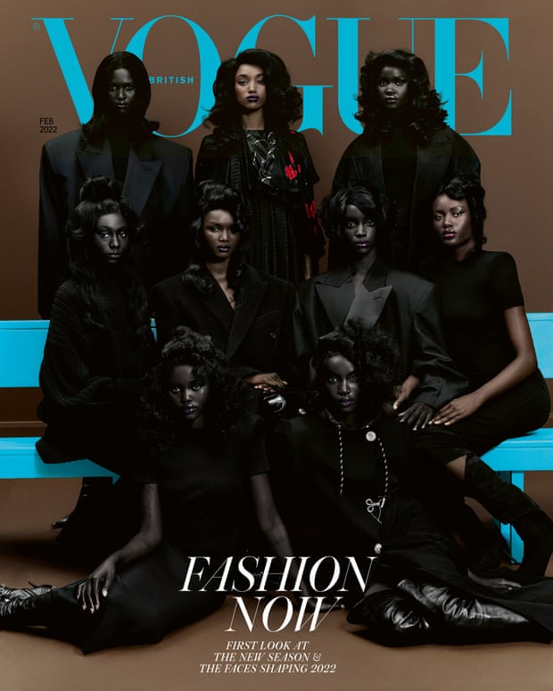 Trang bìa số tháng của tạp chí Vogue Anh.