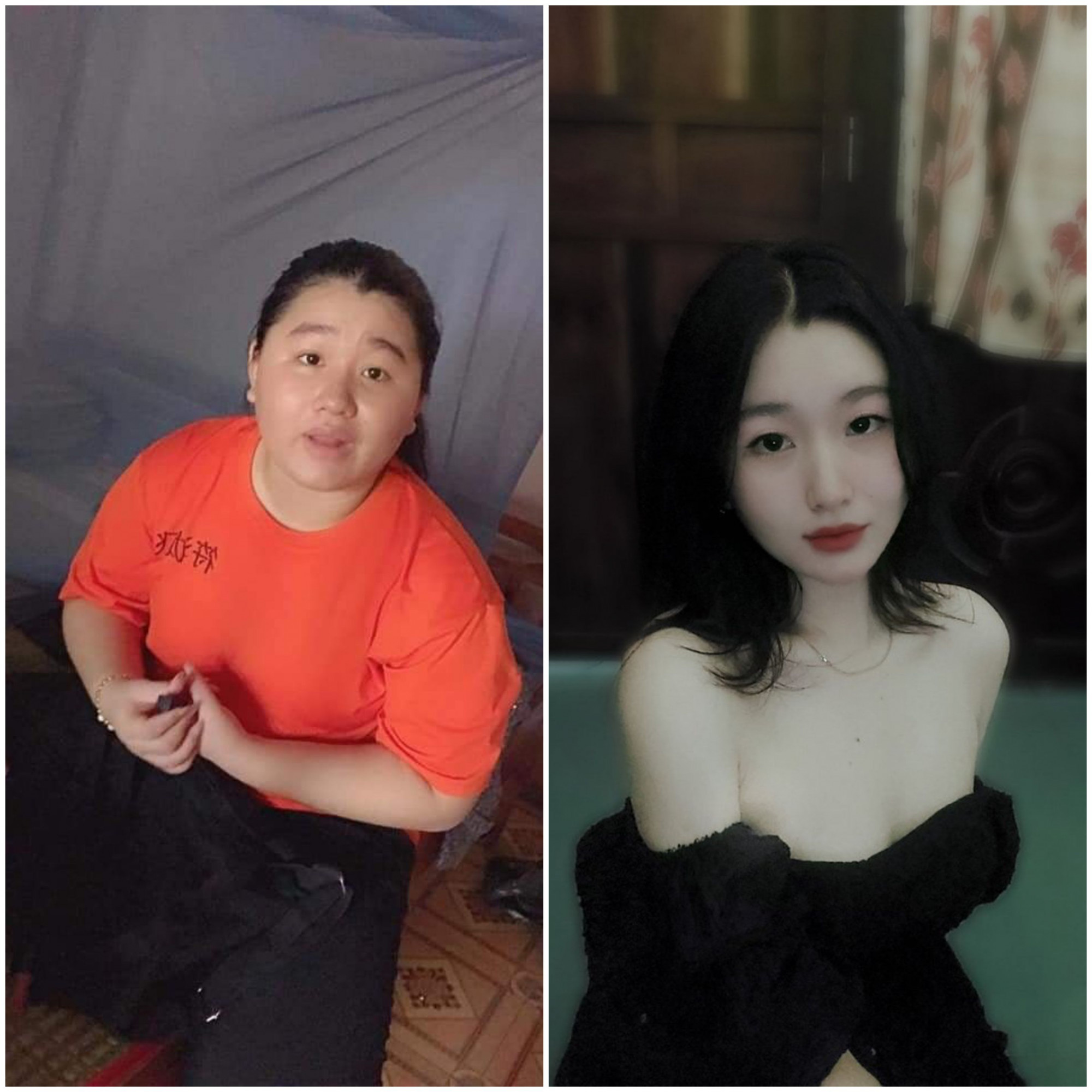 Hình ảnh trước và sau khi giảm 30 kg của Thanh Thanh.