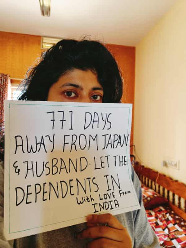 Một phụ nữ Ấn Độ đã bị chia cách với người chồng Nhật trong thời gian dài