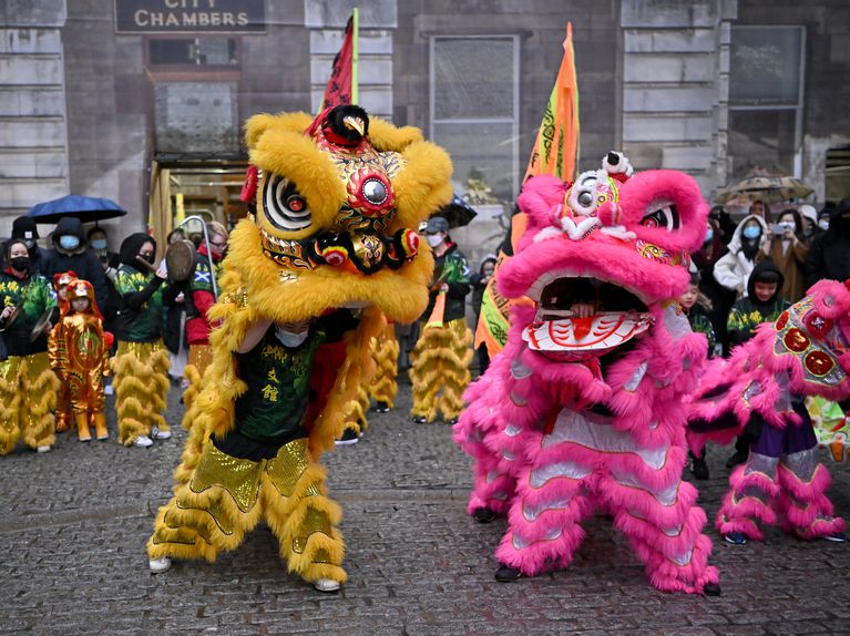 Tết Nguyên Đán là một trong những sự kiện văn hóa truyền thống lớn của cộng đồng người châu Á ở Mỹ- Ảnh: Jeff J Mitchell/Getty Images