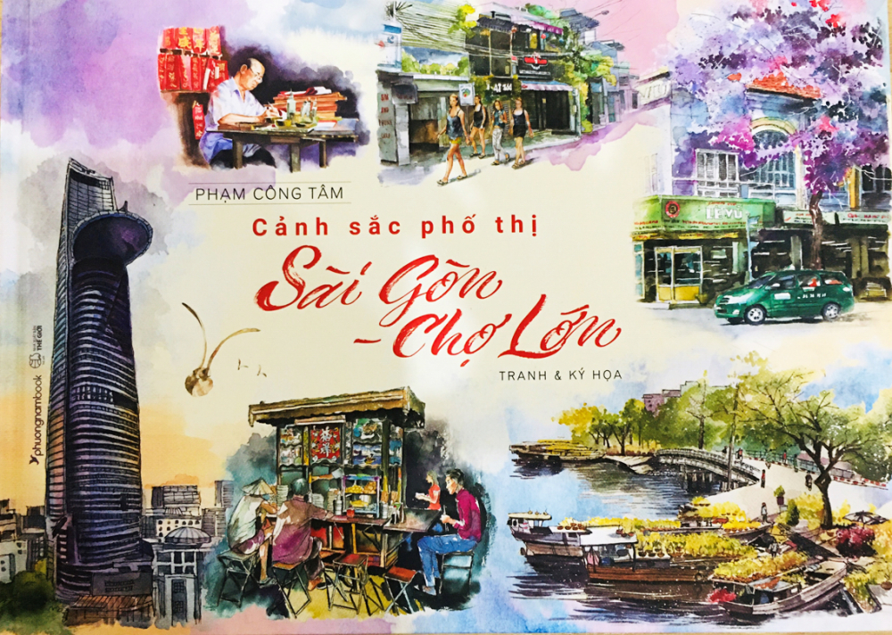 Các tác phẩm sách tranh và ký họa về  Sài Gòn và Đà Lạt của họa sĩ Phạm Công Tâm