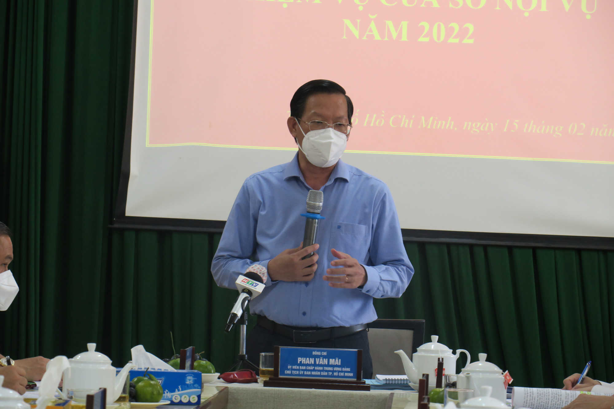 Chủ tịch UBND TPHCM Phan Văn Mãi chủ trì hội nghị 