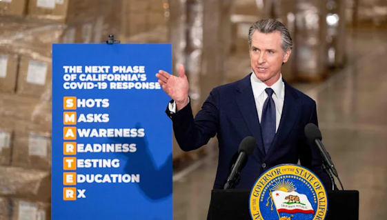 Thống đốc bang California (Mỹ) - ông Gavin Newsom đưa ra kế hoạch sống chung với COVID-19