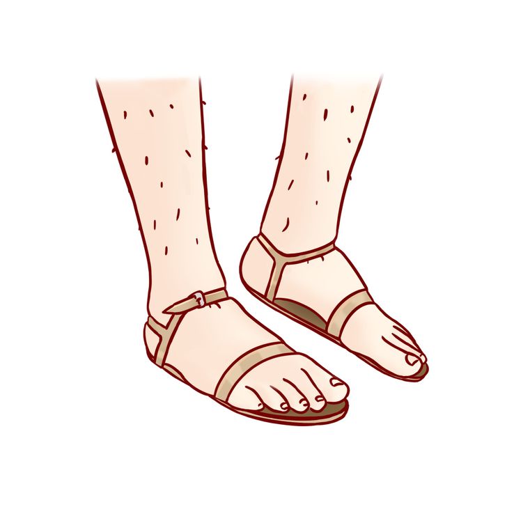 10. Đế giày nhỏ hơn chân bạn. Đi giày có đế quá hẹp so với chân của bạn sẽ tạo ra một ấn tượng khó coi. Ngoài ra, điều này có thể dẫn đến sự biến dạng của các khớp chân và sự xuất hiện các vết phồng trên các ngón chân. Những đôi giày hẹp thường khiến móng chân dễ gãy cũng như kích ứng da.