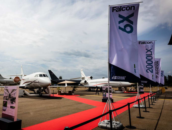Dassault tại buổi triển lãm Singapore Airshow 