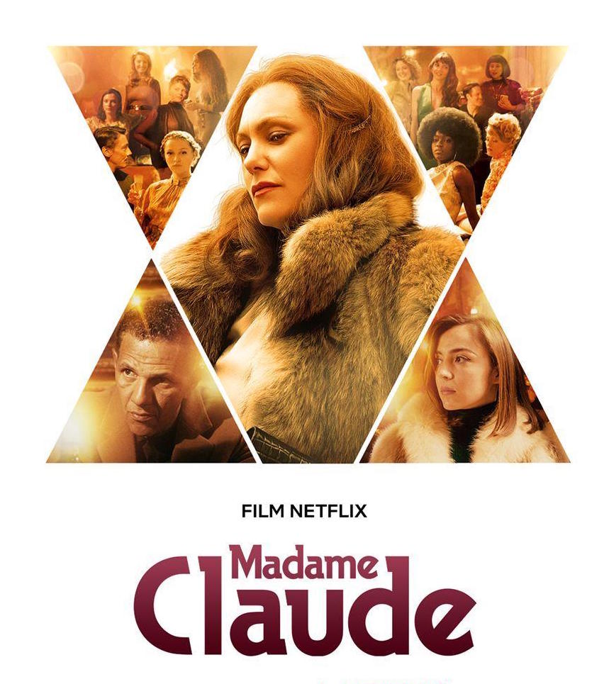 Poster Madame Claude. Khán giả Việt Nam hiện có thể thưởng thức phim trên Netflix