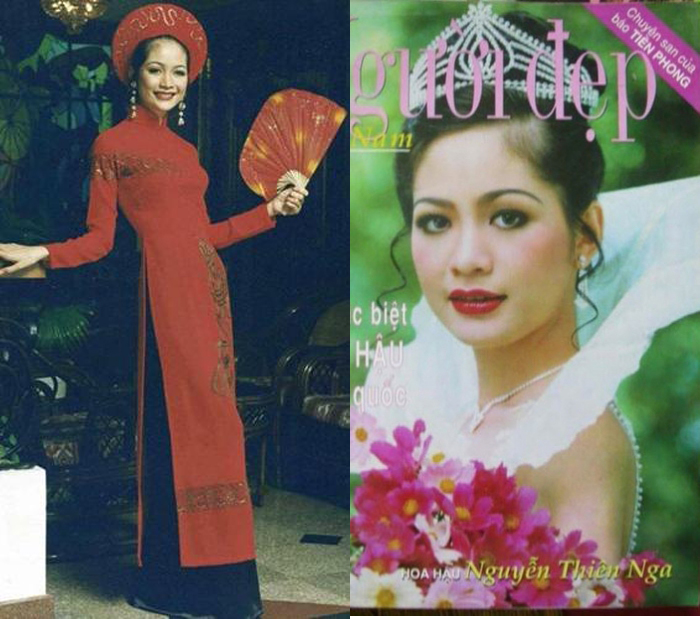 Hoa hậu Thiên Nga là trường hợp đặc biệt trong số các hoa hậu tại Việt Nam. Năm 1999, cuộc thi Hoa hậu Việt Nam được tổ chức tìm đại diện Việt Nam tham gia Hoa hậu Hữu nghị Đông Nam Á. Chị tiếp tục ghi danh và chiến thắng