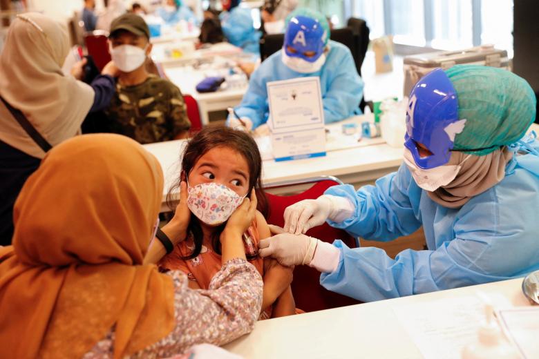 Indonesia chứng kiến số trẻ em mắc COVID-19 tăng đột biến từ đầu năm 2022.
