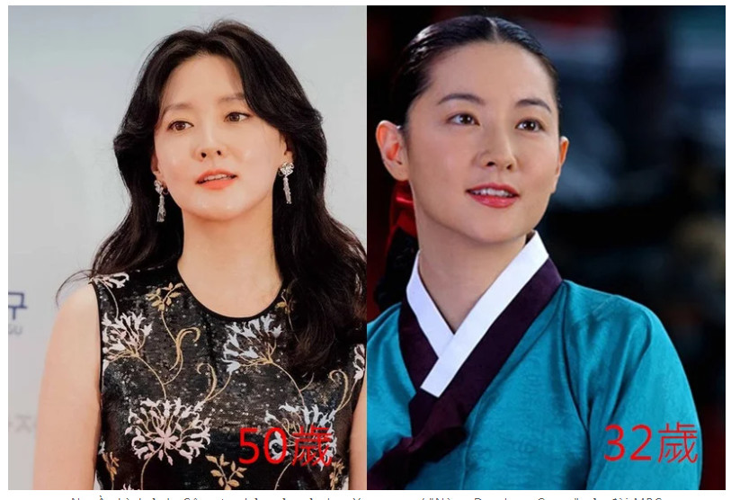 Ở tuổi 32 hay bước qua độ tuổi ngoài 50, Lee Young Ae vẫn khiến khán giả xuyến xao trước vẻ đẹp phúc hậu, hiền dịu của mình. Dù không có mức tỷ suất người xem ấn tượng nhưng tác phẩm Thanh tra Koo (cuối năm 2021) do nữ diễn viên đảm nhận vai chính nhận được khá nhiều lời khen ngợi cho sự đột phá của cô về vai diễn lẫn tạo hình.