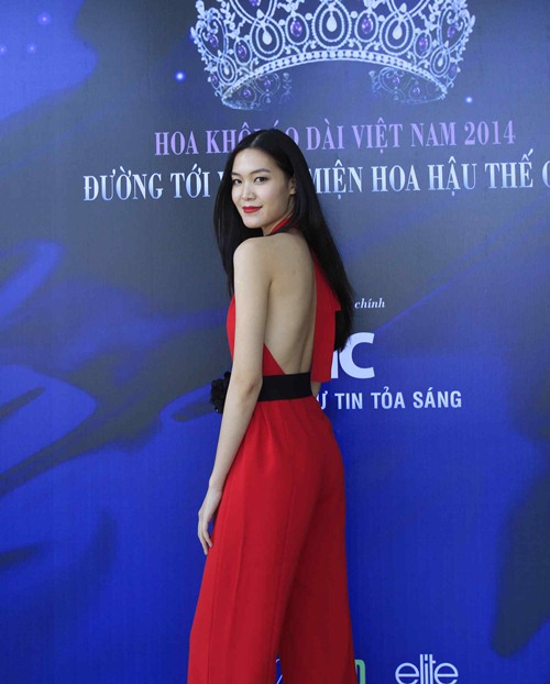 Tuy nhiên, dấu ấn của Thuỳ Dung trong làng giải trí cũng hết sức mờ nhạt. Đây là hình ảnh của Hoa hậu Việt Nam vào năm 2014.
