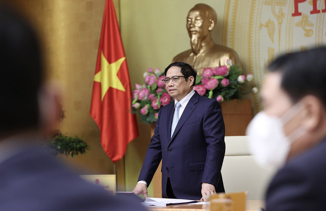 Thủ tướng Phạm Minh Chính, Trưởng Ban Chỉ đạo cải cách hành chính của Chính phủ, chủ trì Phiên họp lần thứ nhất của Ban Chỉ đạo - Ảnh: VGP