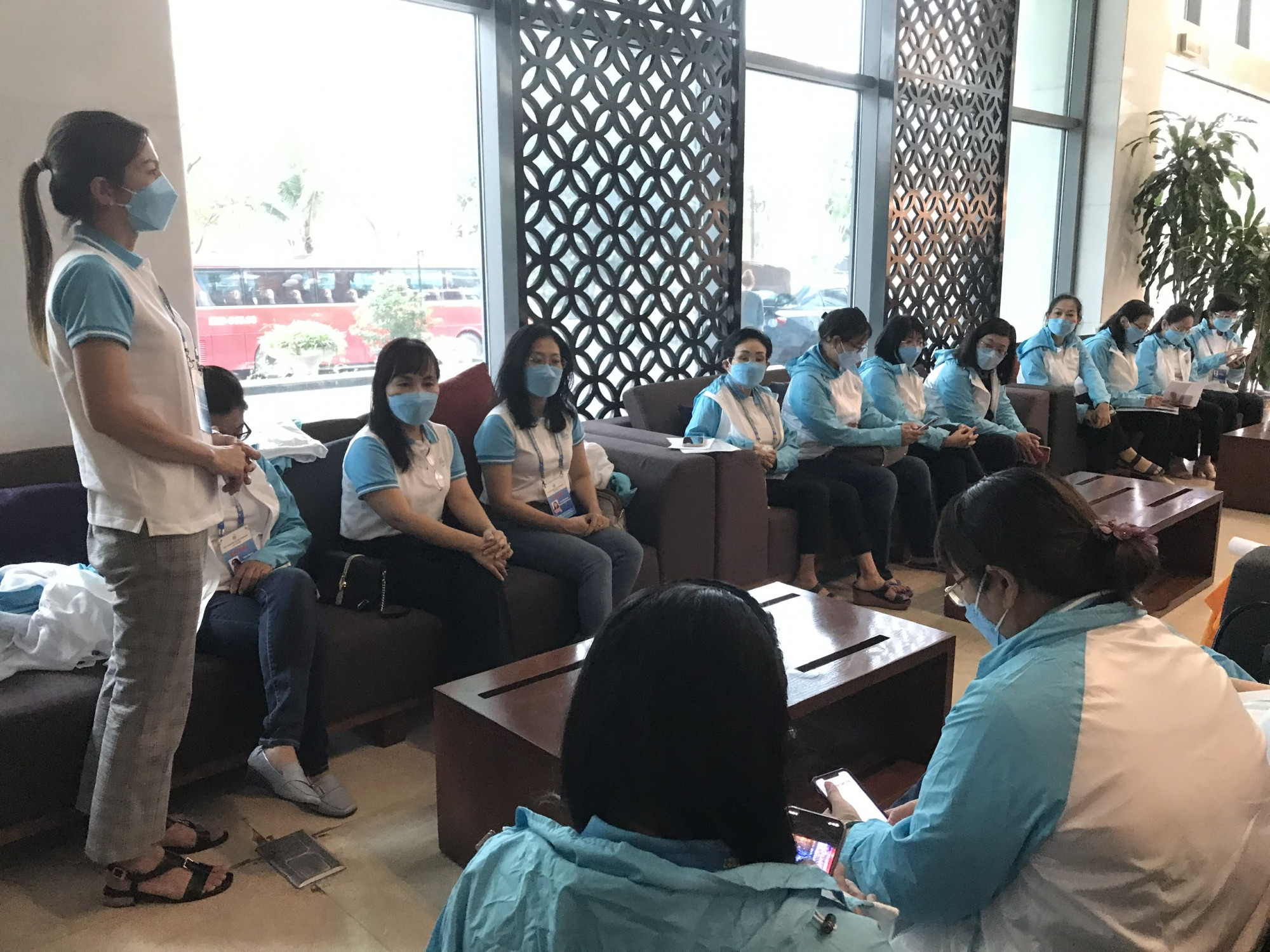          Đoàn  đại biểu phụ nữ TPHCM có 26 đại biểu tham dự