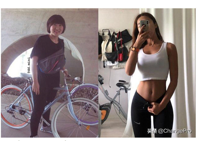 Hình ảnh trước và sau khi giảm 22 kg của cô nàng Mini.