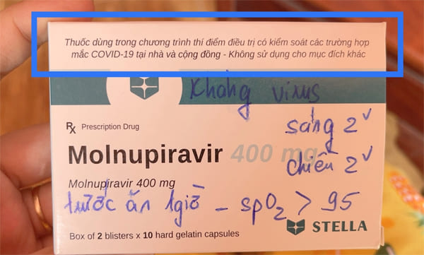 Thuốc Molnuparivir là loại thuốc kháng virus chống chỉ định với người dưới 18 tuổi, ảnh internet