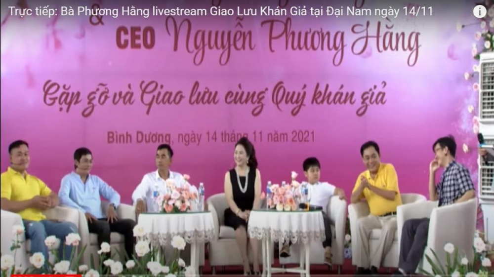 Những khách mời tham gia trong các buổi livestream của bà Nguyễn Phương Hằng