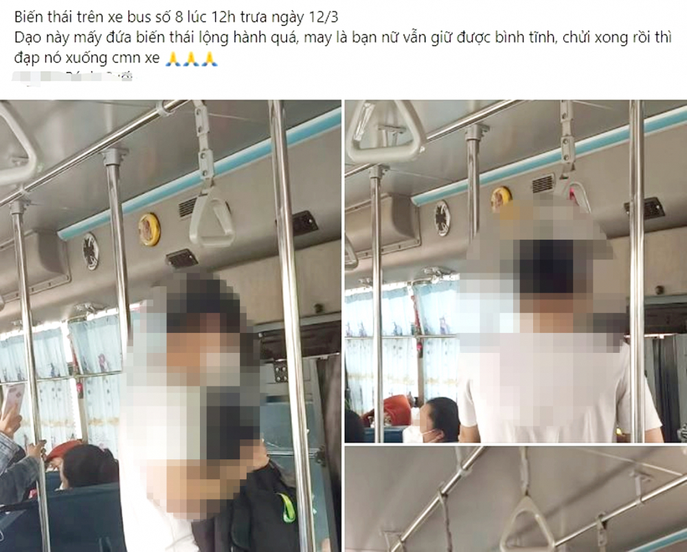 Một bài viết tố cáo nạn quấy rối tình dục trên xe buýt số 8