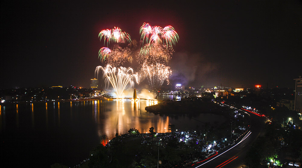 giỗ Tổ Hùng Vương năm 2022, Phú Thọ tổ chức bắn pháo hoa tầm cao 15 phút