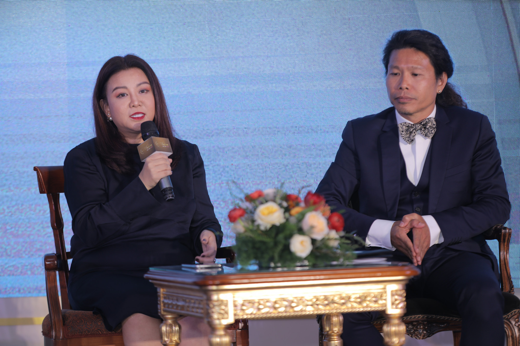 Bà Lê Hạnh và đạo diễn Nguyễn Nam - phụ trách chương trình