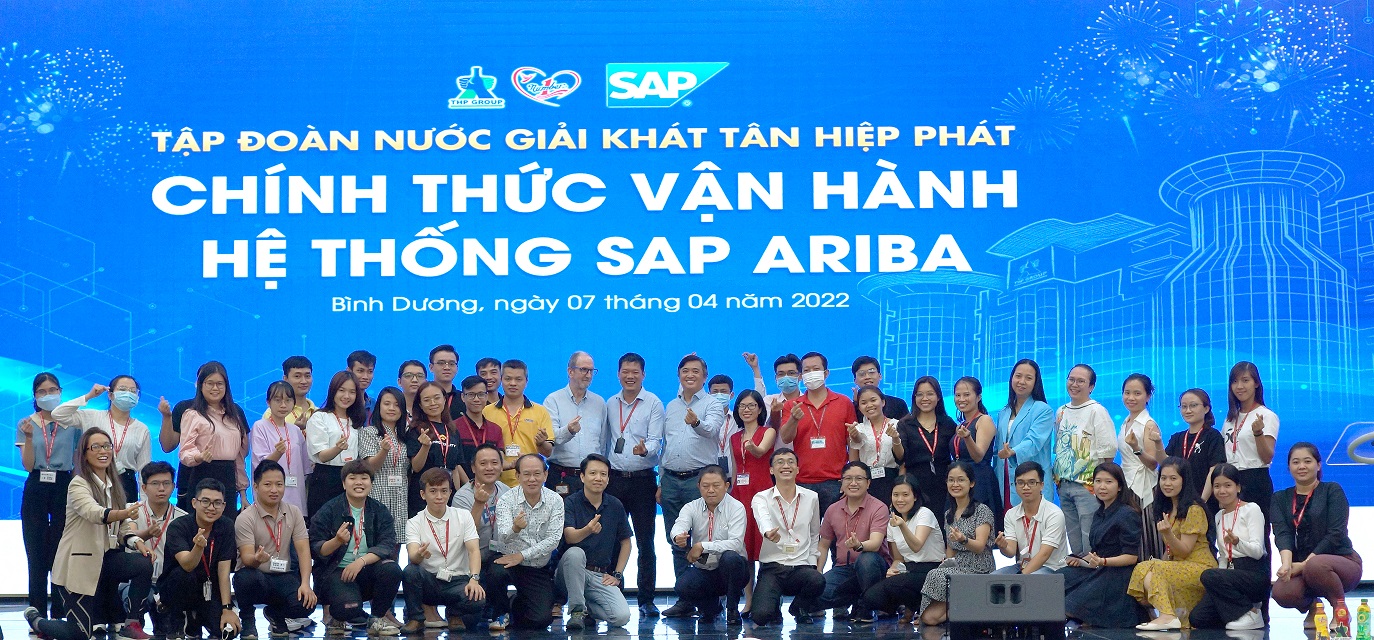 Tân Hiệp Phát chính thức vận hành hệ thống SAP Ariba từ ngày 7/4 - Ảnh: THP
