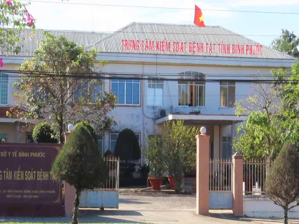 Trung tâm kiểm soát bệnh tật tỉnh Bình Phước, nơi gây nhiều chú ý trong vụ mua sắm test kit covid-19