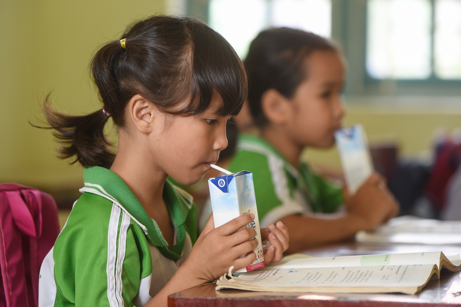 Tập đoàn TH tiên phong mang lại những ly sữa tươi sạch cho trẻ em Việt Nam - Ảnh: TH
