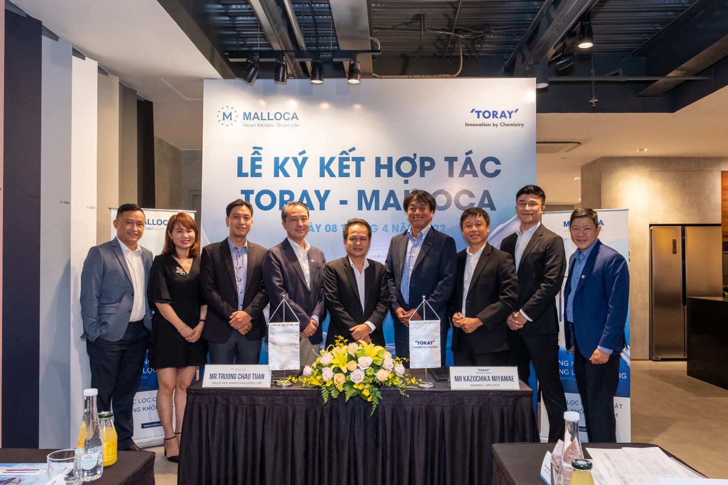 Thiết bị nhà bếp Malloca và Tập đoàn Toray - Nhật Bản hợp tác phát triển thiết bị lọc nước tại Việt Nam - Ảnh: Malloca