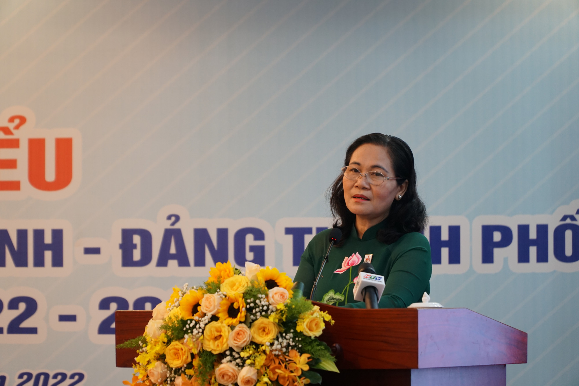 Bà Nguyễn Thị Lệ - Chủ tịch HĐND Thành phố nhắn nhủ các đoàn viên phải dám ước mơ và thực hiện ước mơ