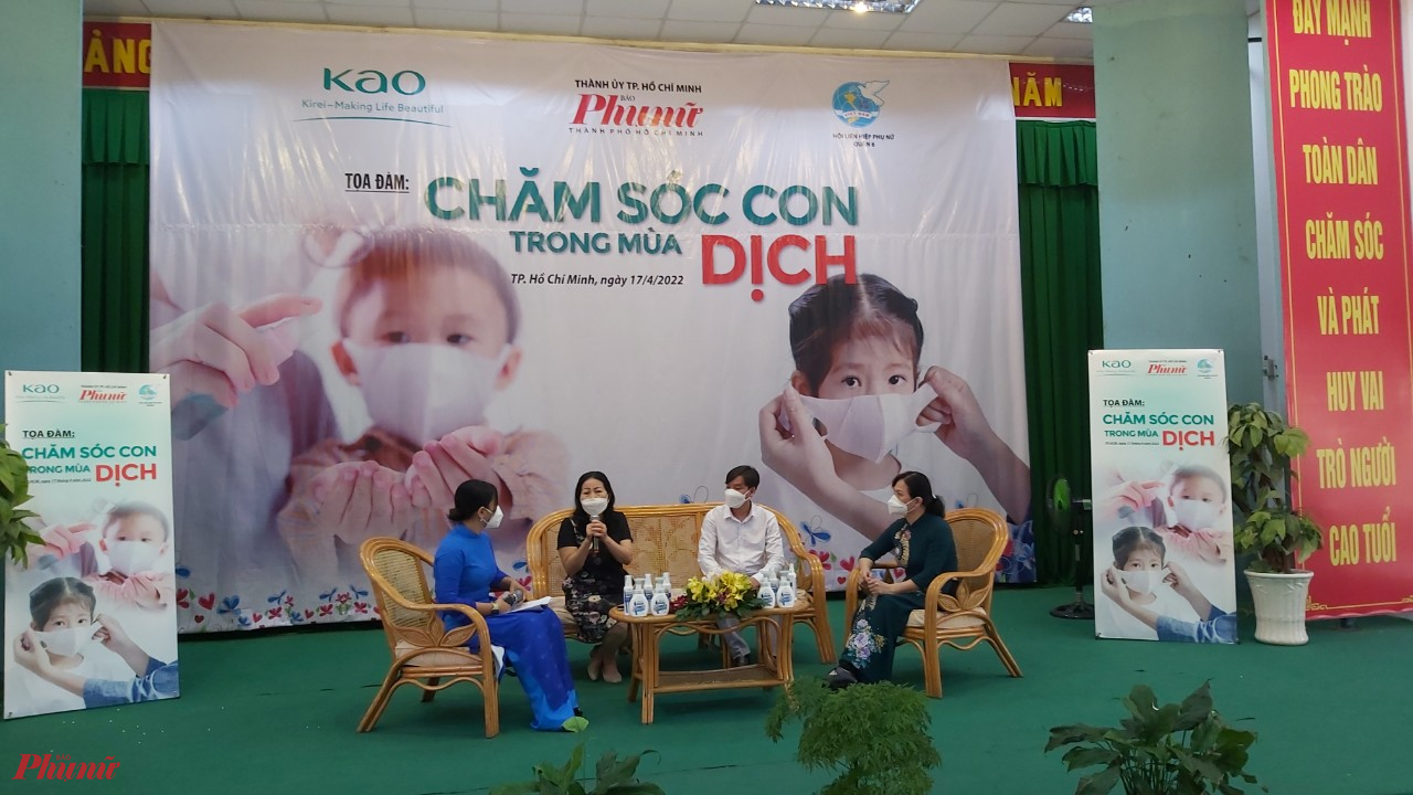 Báo Phụ nữ TP.HCM phối hợp với Công ty TNHH Kao Việt Nam và Hội LHPN Q.6 tổ chức chương trình tọa đàm với chủ đề: “Chăm sóc con mùa đại dịch” 