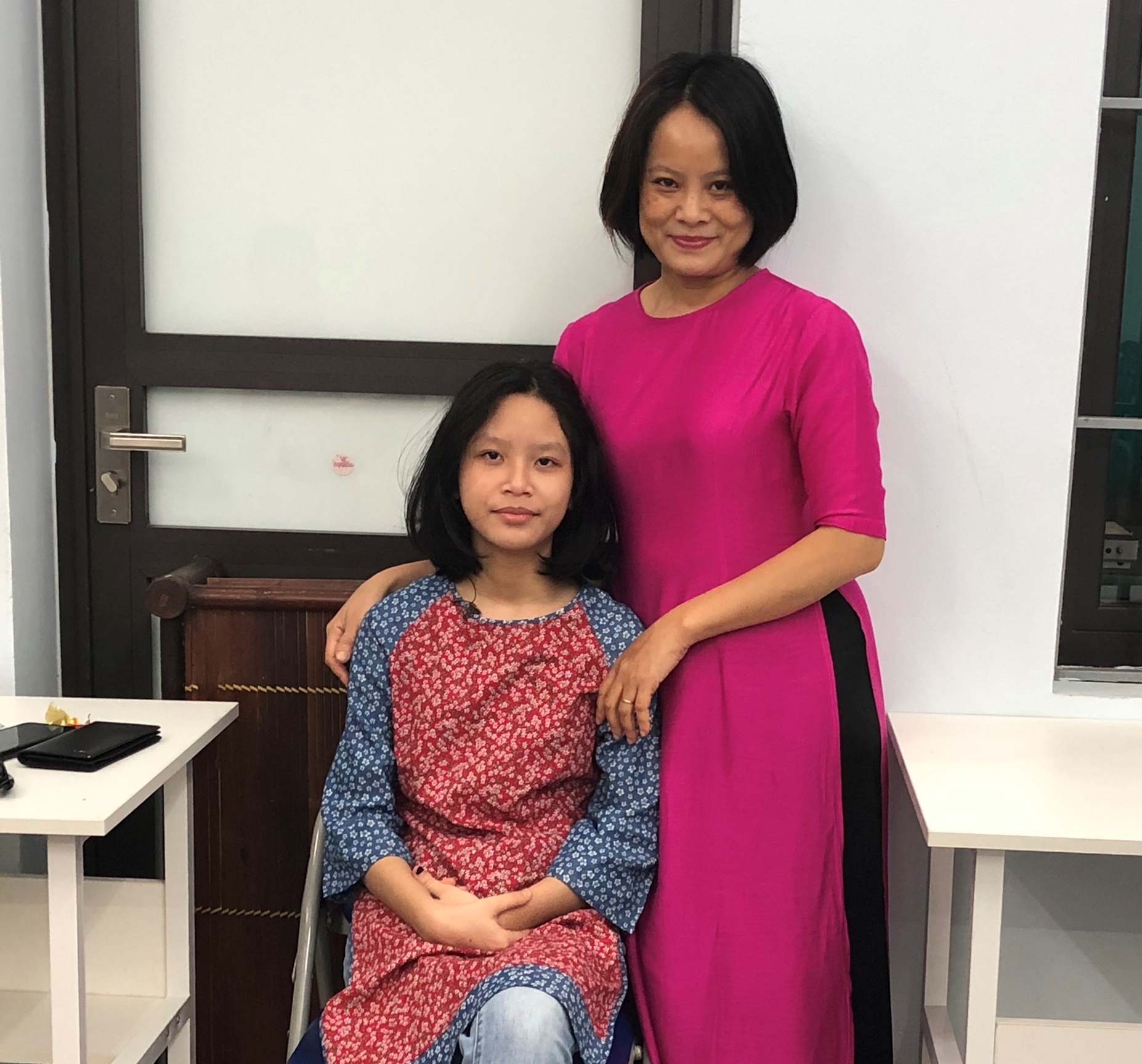 Chị Thanh Hương và con gái