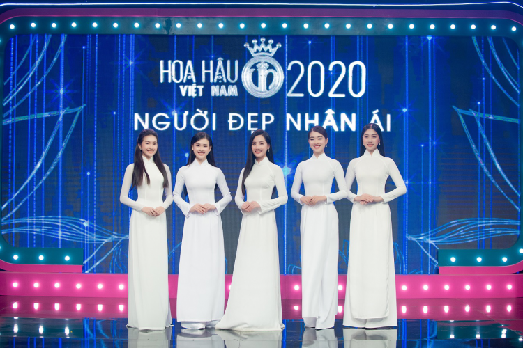 Các thí sinh Hoa hậu Việt Nam 2020 trong chuỗi chương trình Người đẹp nhân ái