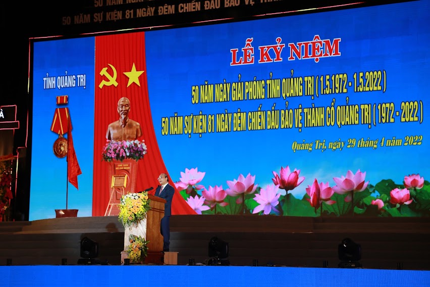 , Chủ tịch nước Nguyễn Xuân Phúc phát biểu tại lễ kỷ niệm