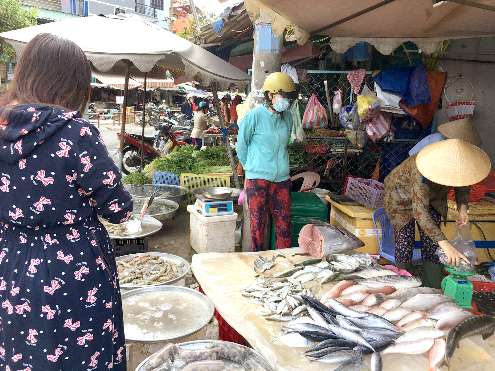 Giá hải sản tăng do sức mua tại chợ sỉ, chợ lẻ đều tăng - ẢNH: NGUYỄN CẨM