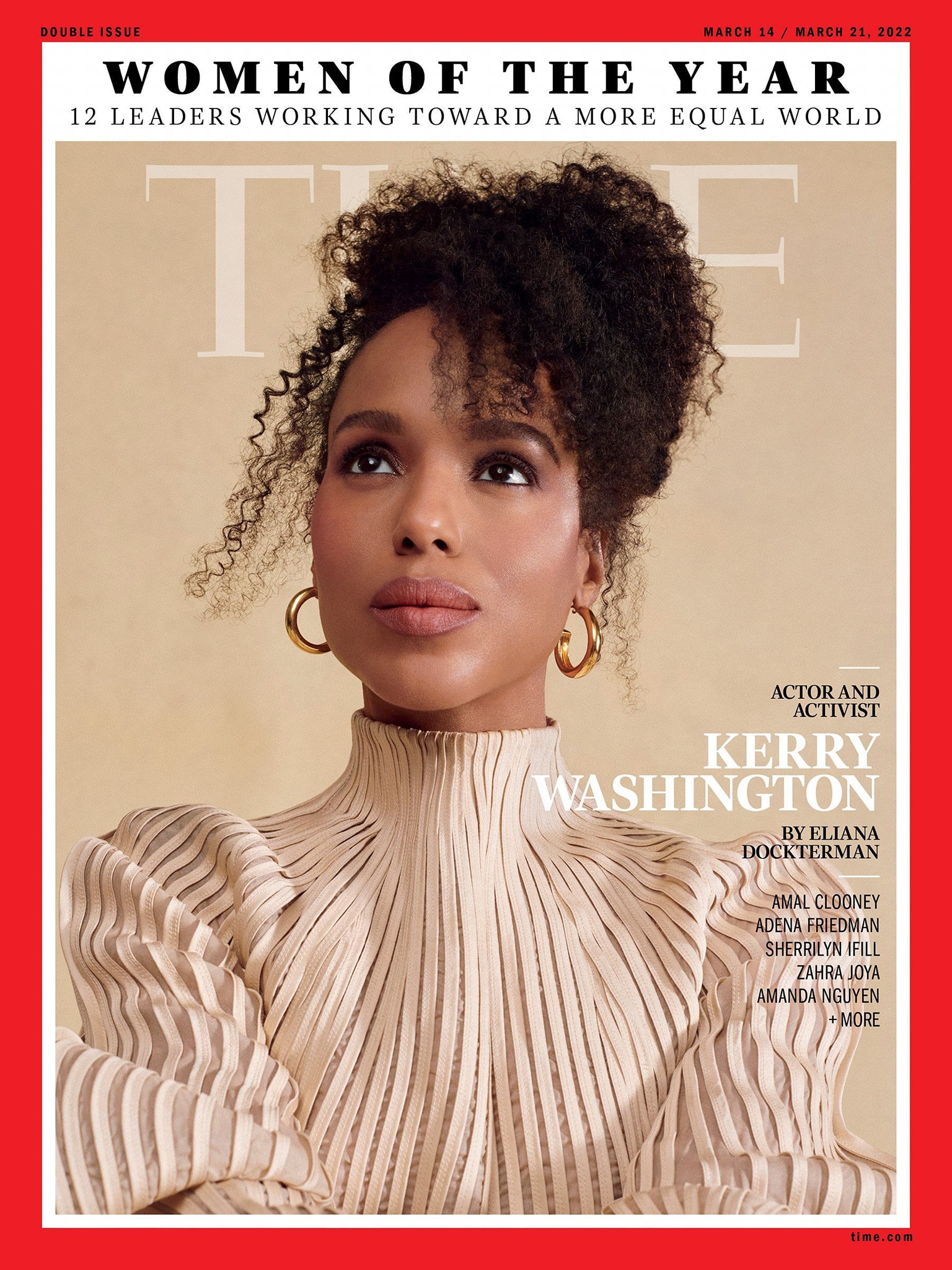 Nữ diễn viên Kerry Washington diện trang phục của NTK Công Trí xuất hiện trên bìa tạp chí Time