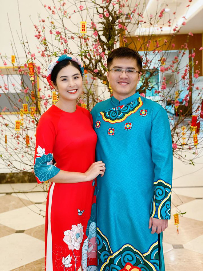 Hoa hậu Ngọc Hân và chồng sắp cưới - anh Phú Đạt