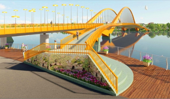 Cầu vượt sông Hương sau 3 lần tổ chức thi thiết kế kiến trúc công trình đã được tuyển chọn