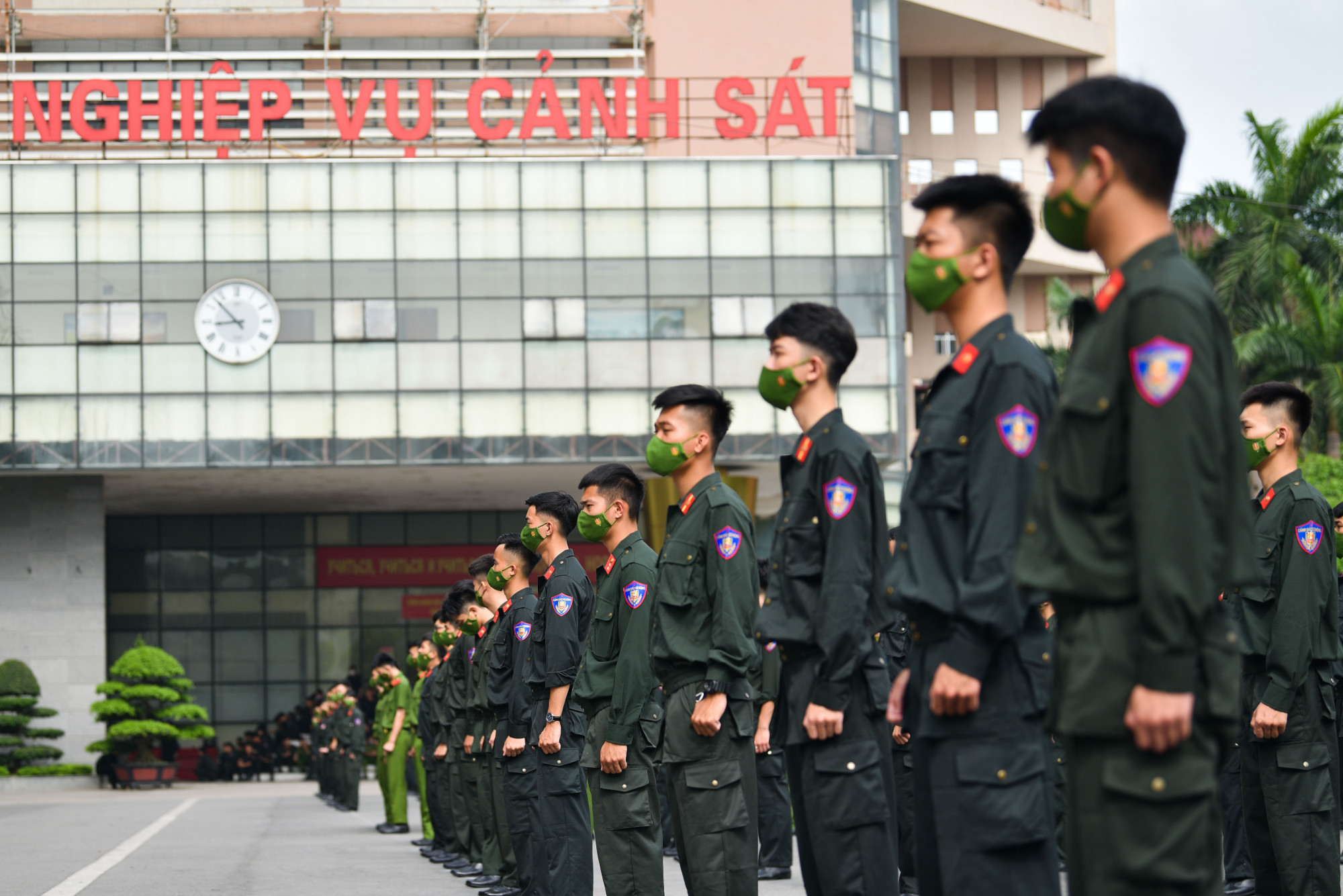 Sáng 10/5, Học viện Cảnh sát Nhân dân (Hà Nội) tổ chức diễn tập chào mừng 54 năm ngày truyền thống Học viện Cảnh sát nhân dân, 15 năm thành lập Khoa Cảnh sát vũ trang.