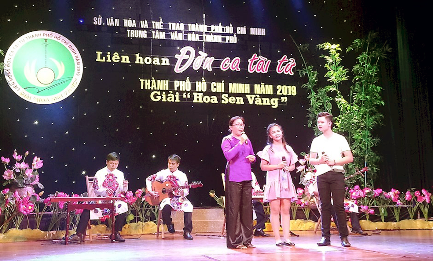 Liên hoan đờn ca  tài tử tại TP.HCM - giải Hoa sen vàng  tổ chức năm 2019