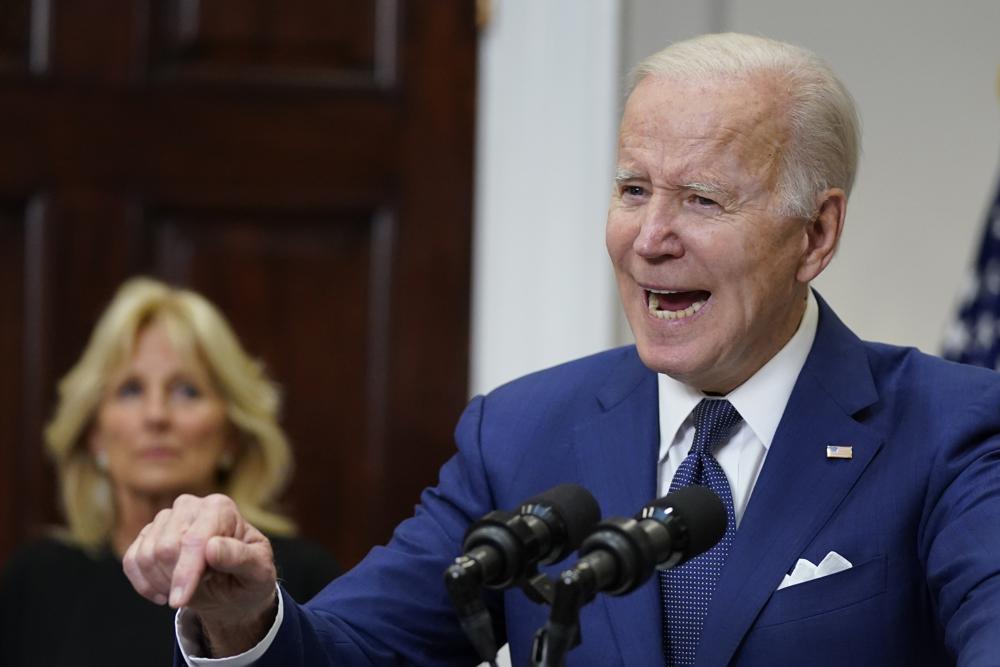 Tổng thống Joe Biden phát biểu tại Nhà Trắng sau vụ xả súng đẫm máu.