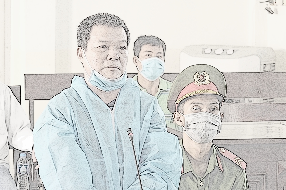 Bị cáo Nguyễn Phước Chung tại phiên tòa ngày 25/5