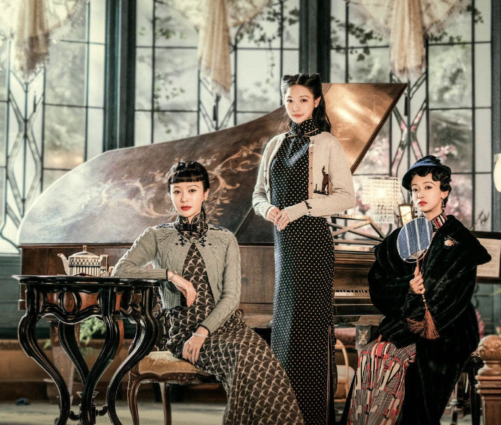 3 diễn viên nữ trong phim Truyền gia: Tần Lam, Ngô Cẩn Ngôn và 