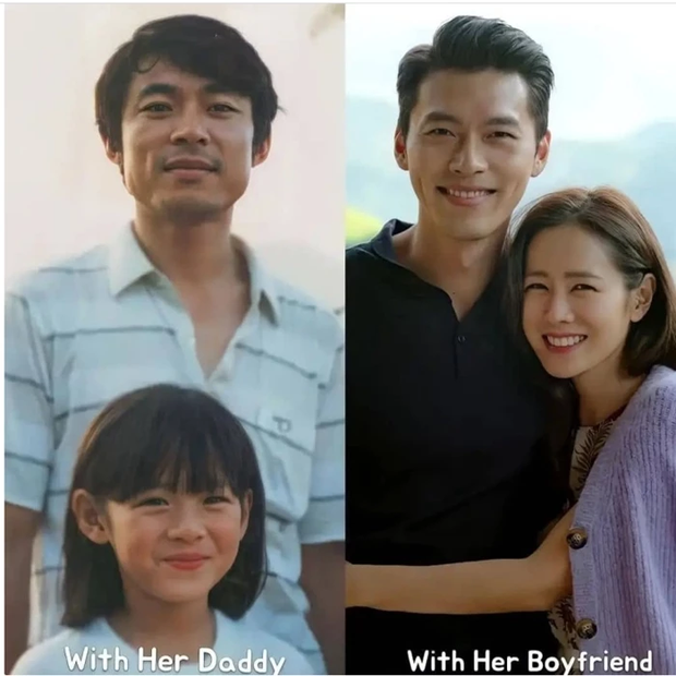Cộng đồng người hâm mộ từng bất ngờ thú vị khi thấy Con rể Hyun Bin giống hệt bố vợ, và kết luận diễn viên Son Ye Jin chọn chồng theo hình mẫu của bố
