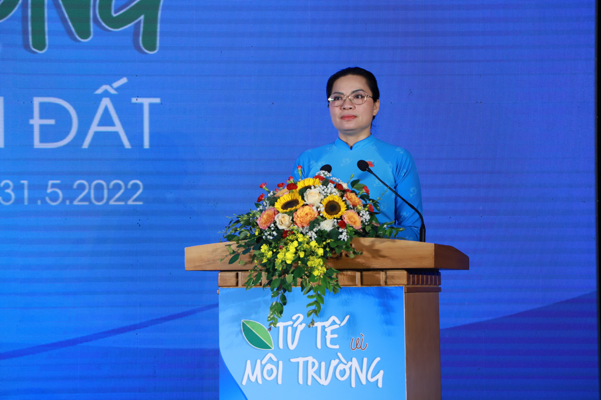 Bà Hà Thị Nga kêu gọi phụ nữ hãy bảo vệ môi trường từ hành động nhỏ nhất
