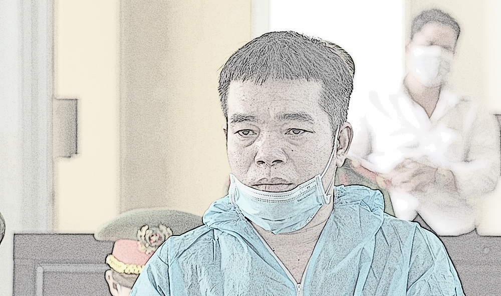 Bị cáo Trần Phước Tân tại phiên tòa ngày 8/6