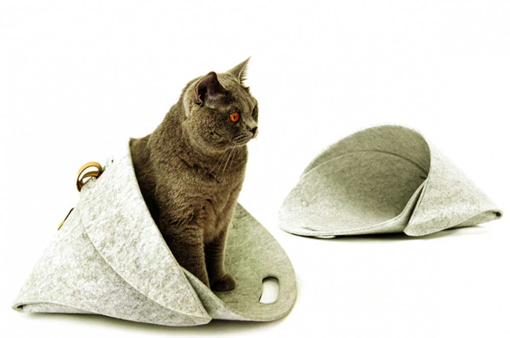 PICA Cat Nest là mẫu  phụ kiện đa chức năng  dành cho thú cưng với  thiết kế tối giản độc đáo  - ẢNH: MINGDU DESIGN