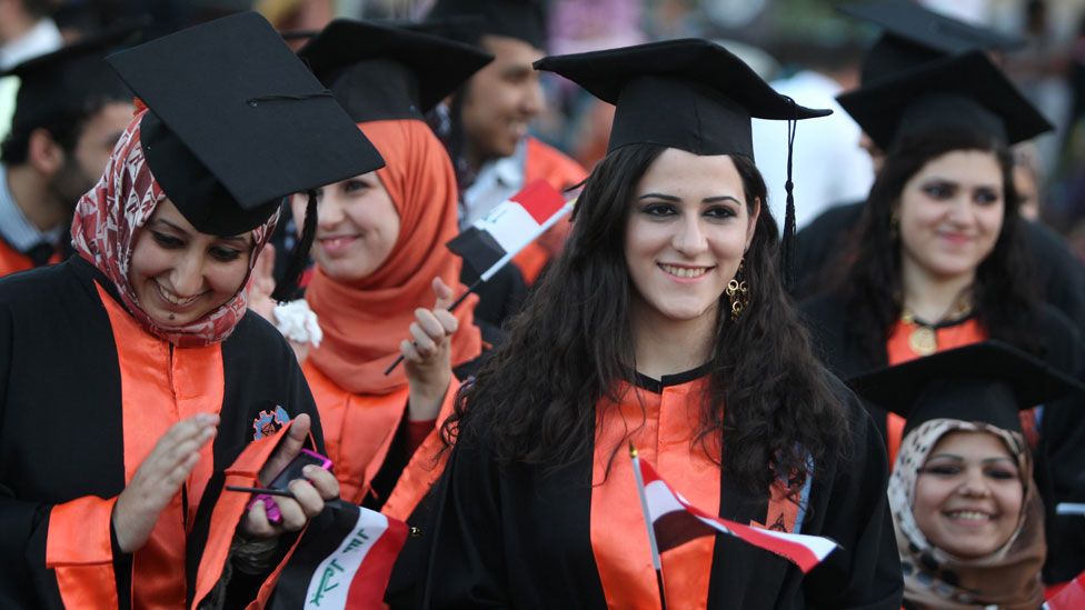 Iraq đang tìm cách để đảm bảo phụ nữ được tạo điều kiện theo học đại học - Ảnh: BBC
