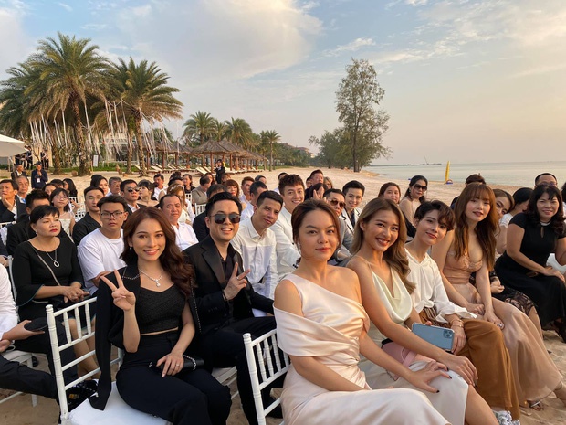 Ca sĩ Phạm Quỳnh Anh và nhiều đồng nghiệp dự lễ cưới Ông Cao Thắng, Đông Nhi tại Phú Quốc