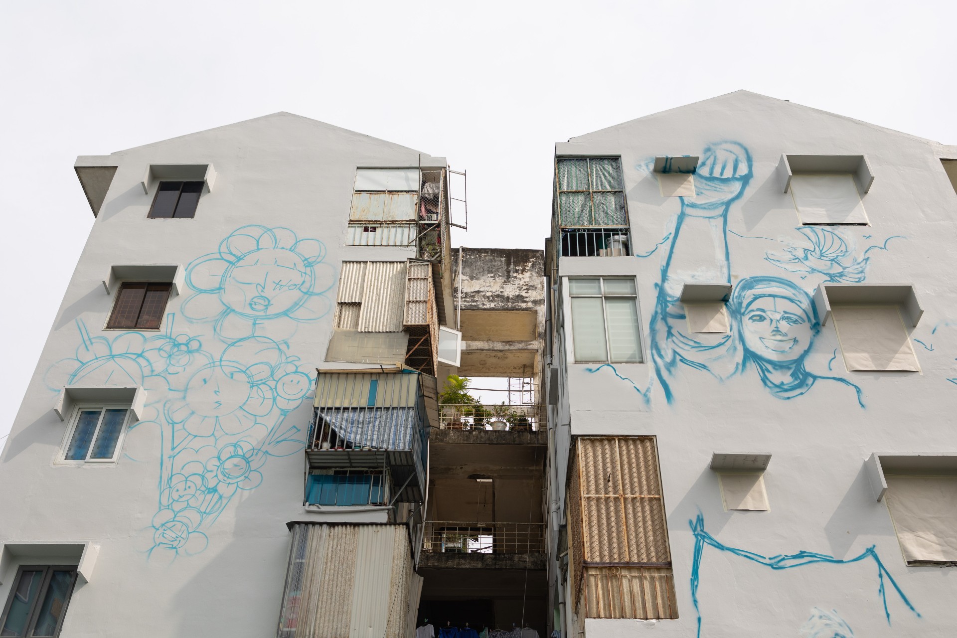 Những nét vẽ phác thảo tại chung cư Nguyễn Đình Chiểu