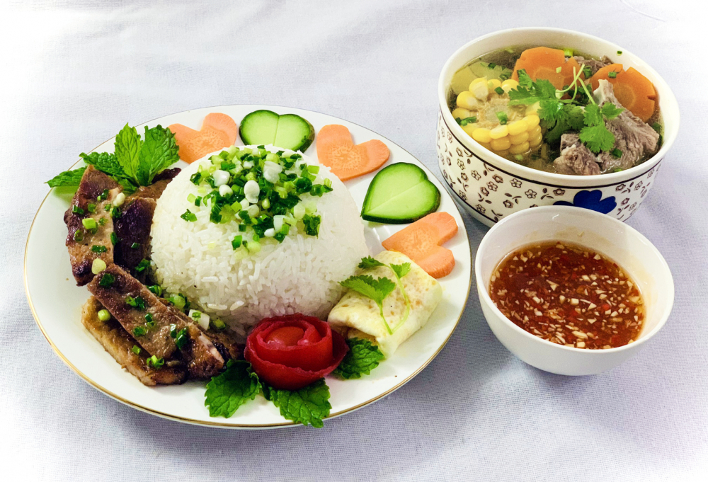 Cơm Trang nấu không chỉ ngon mà còn đẹp